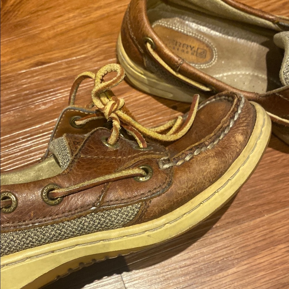 Sperry Brown Leather Loafers - Picture 4 of 7